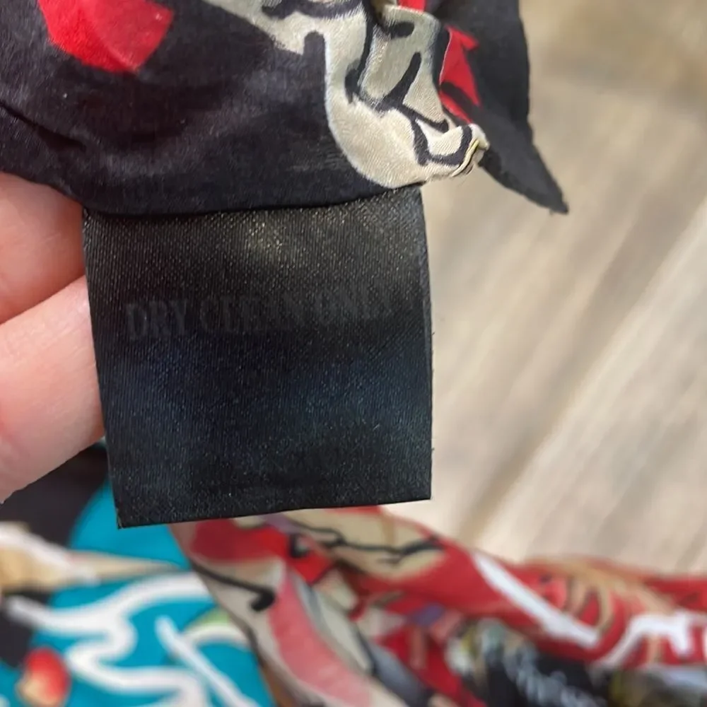 Ed Hardy Christian Audigier Silk  Scarve Love Kills Slowly